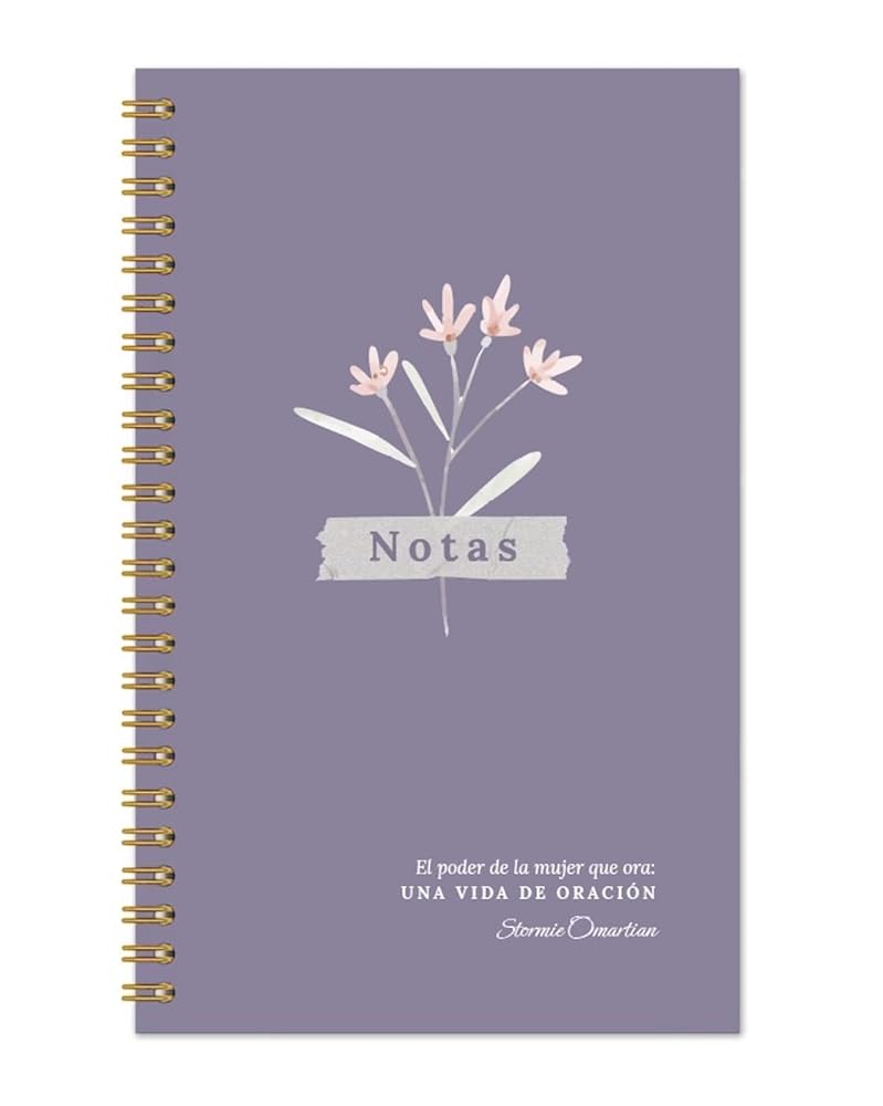 Libreta cristiana para mujeres con versículos – El poder de la mujer que ora: Una vida de oración por Stormie Omartian (Spanish Edition) cover image