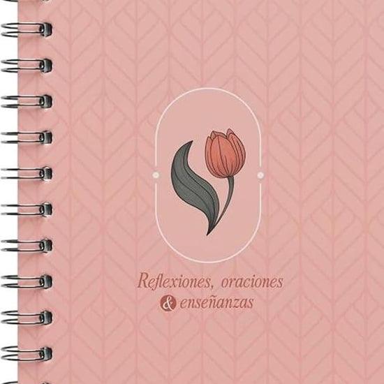 Libretas Reflexiones, oraciones y enseñanzas - Rosa cover image