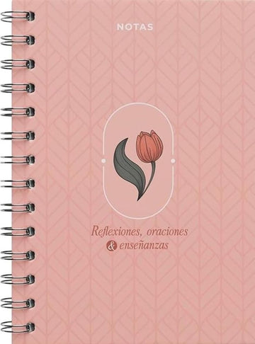 Libretas Reflexiones, oraciones y enseñanzas - Rosa cover image