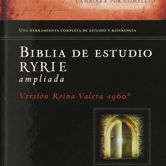 Biblia de estudio Ryrie ampliada (Spanish Edition) cover image