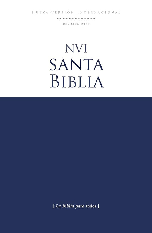 NVI, Santa Biblia, Revisión 2022, Edición económica, Tapa rústica (Spanish Edition) cover image