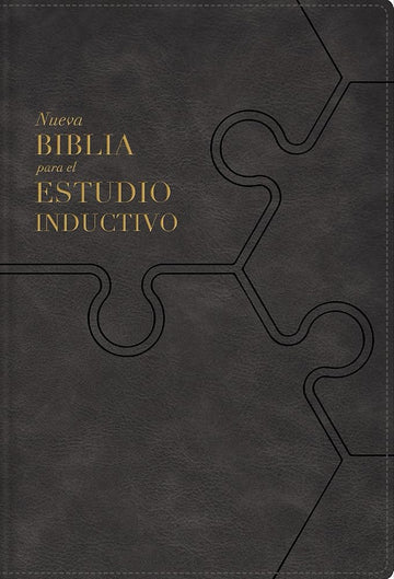 NBLA, Nueva Biblia para el estudio inductivo, Interior a dos colores, Leathersoft, Gris, Comfort Print (Spanish Edition) cover image