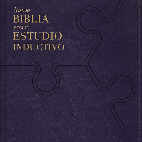 Nbla, Nueva Biblia Para El Estudio Inductivo, Leathersoft, Interior a DOS Colores, Morado, Comfort Print cover image