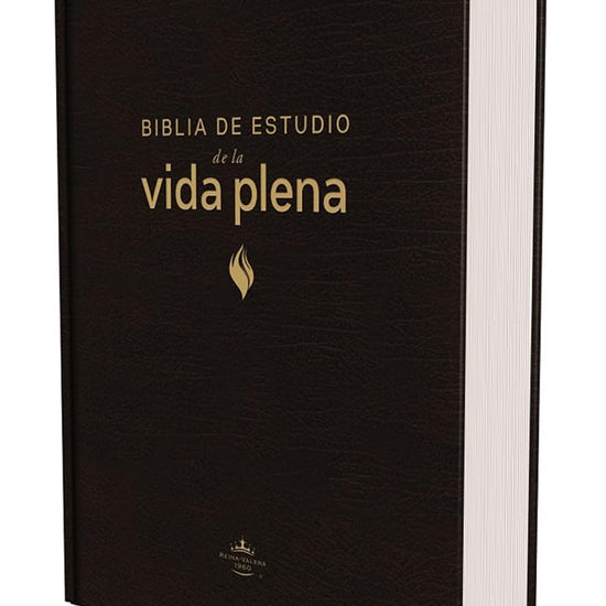 RVR60, Biblia de estudio de la vida plena, Edición clásica, Tapa dura, Palabras de Jesús en rojo, Comfort Print (Spanish Edition) cover image