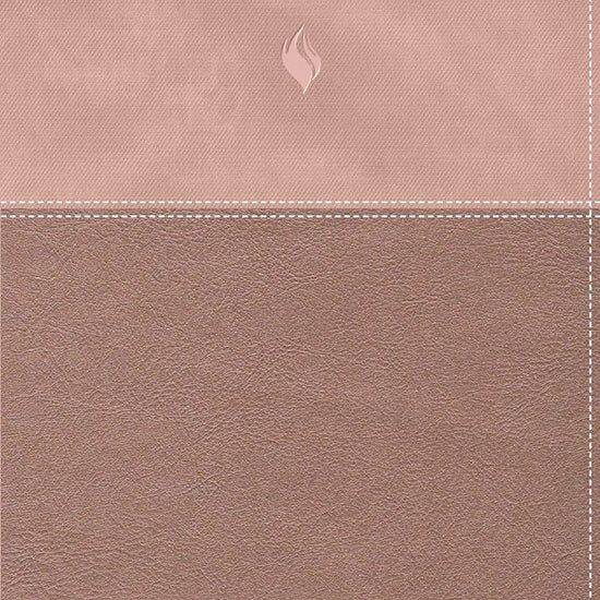 RVR60, Biblia de estudio de la vida plena, Edición clásica, Leathersoft dos tonos Oro rosa, Palabras de Jesús en rojo, Comfort Print (Spanish Edition) cover image