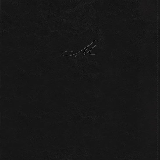 NBLA, Biblia de Estudio MacArthur, Leathersoft, Negro, Interior a dos colores, Comfort Print (Spanish Edition) cover image