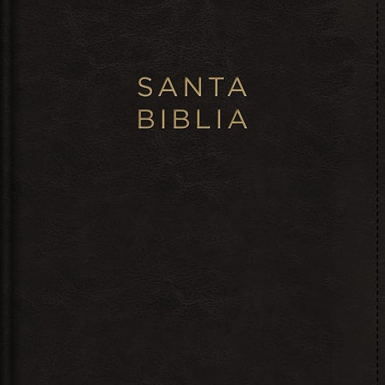 NBLA, Santa Biblia, Ultrafina, Letra grande, Tamaño manual, Leathersoft, Negro, Palabras de Jesús en rojo, con cierre (Spanish Edition) cover image