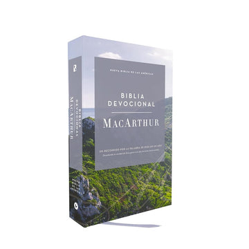 NBLA, Biblia devocional MacArthur, Tapa dura, Comfort Print (Spanish Edition) cover image