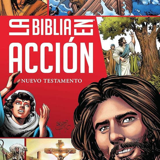 La Biblia en acción Nuevo Testamento (The Action Bible Spanish New Testament) (Spanish) (Action Bible Series) (Spanish Edition) cover image