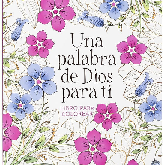 Una palabra de Dios para ti: libro para colorear (Spanish Edition) cover image