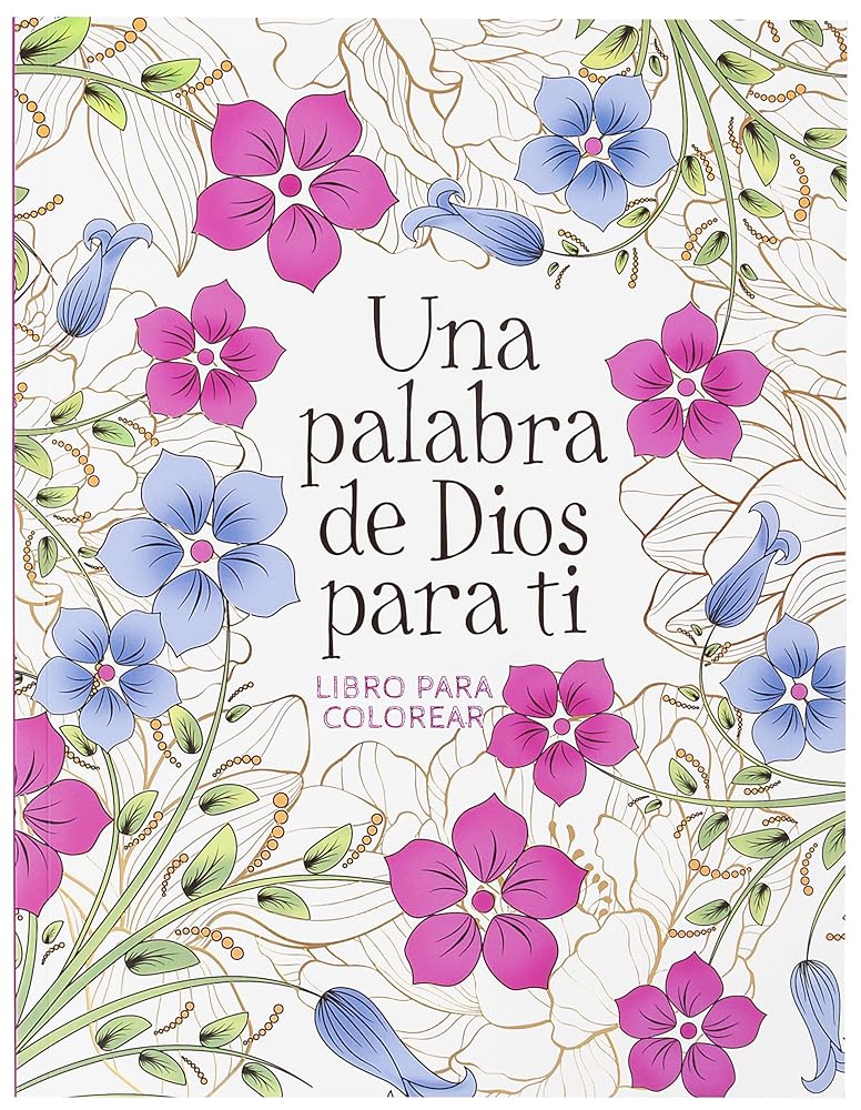 Una palabra de Dios para ti: libro para colorear (Spanish Edition) cover image