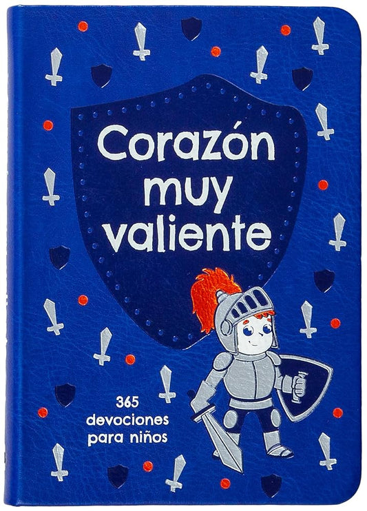Corazón muy valiente: 365 devociones para niños (Spanish Edition) cover image