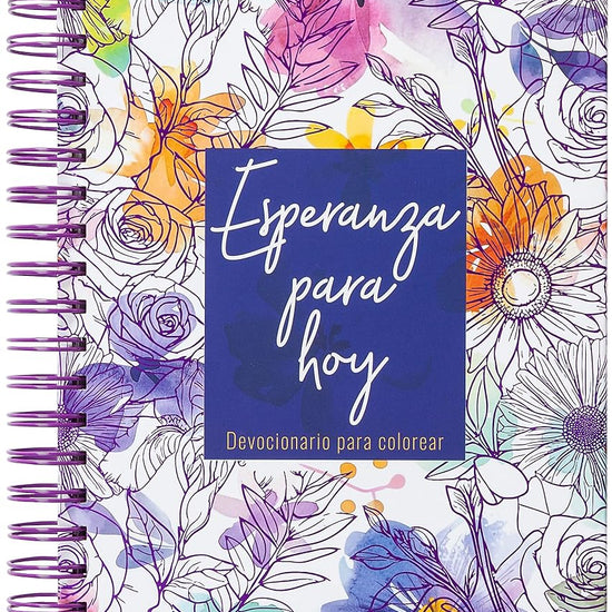 Esperanza para hoy: Devocionario y libro para colorear (Spanish Edition) cover image