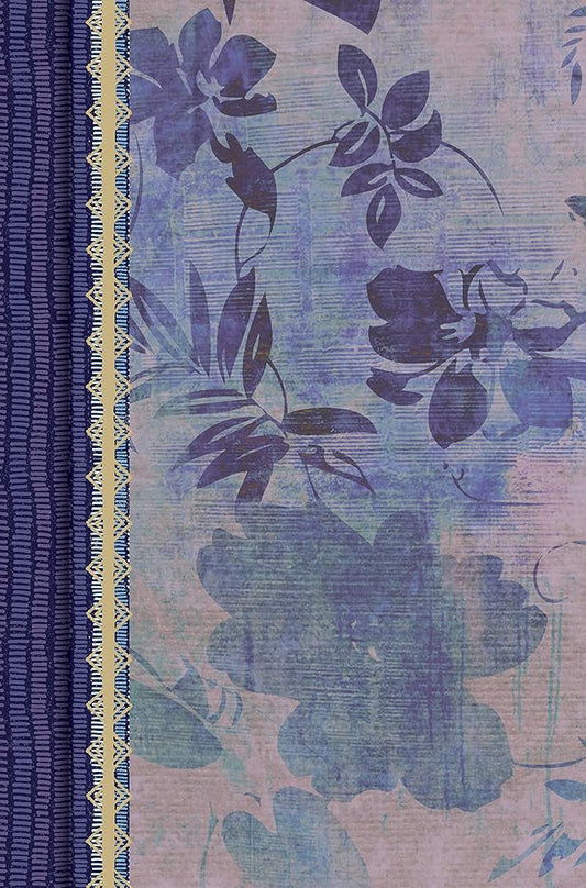 Biblia Reina Valera 1960 de Estudio para Mujeres. Tela impresa, azul floreado, con índice / Women Study Bible RVR 1960. Cloth over Board, Blue with Flowers, Indexed (Spanish Edition) cover image