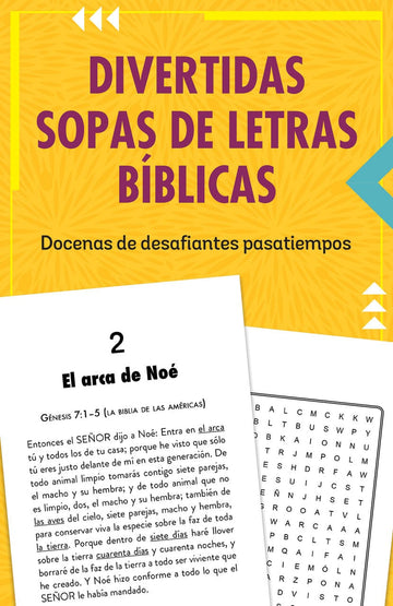 Divertidas sopas de letras bíblicas