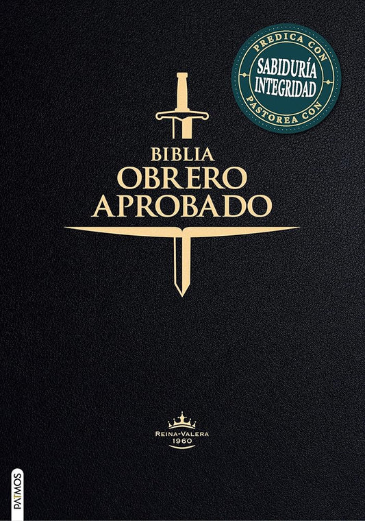 Biblia Obrero Aprobado (Imitación piel negro) / Approved Worker Bible (Imitation Black Leather) (Spanish Edition) cover image