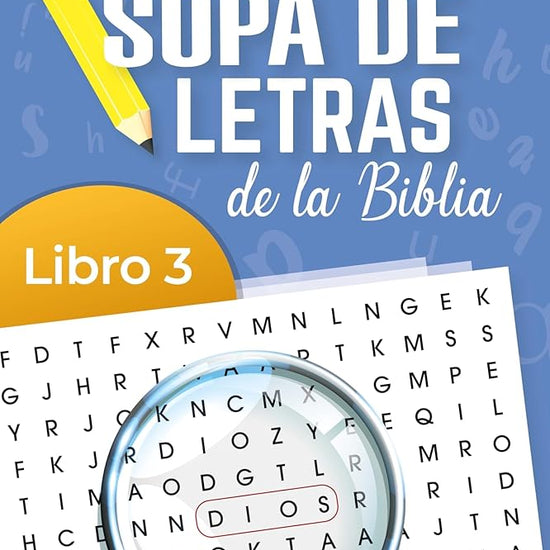 Sopa de letras de la Biblia, Letra Grande, Vol 3 (Bible Wordsearch Large Print, Book 3) (Spanish Edition) cover image