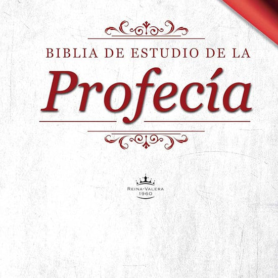 RVR 1960 Biblia de estudio de la profecía (Tapa dura, Índice) (Spanish Edition) cover image