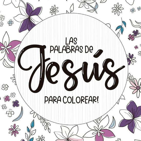 Las palabras de Jesús para colorear (Spanish Edition) cover image