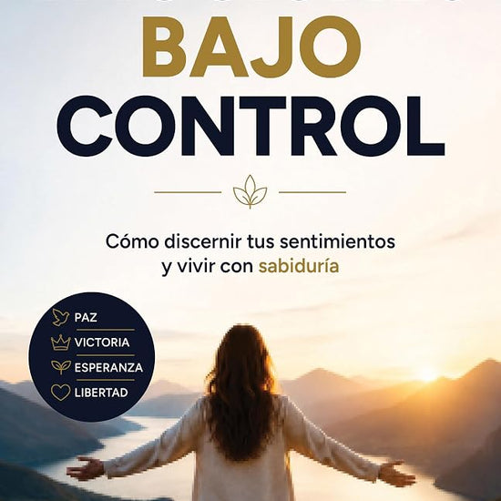 Emociones bajo control: Cómo discernir tus sentimientos y vivir con sabiduría (Spanish Edition) cover image