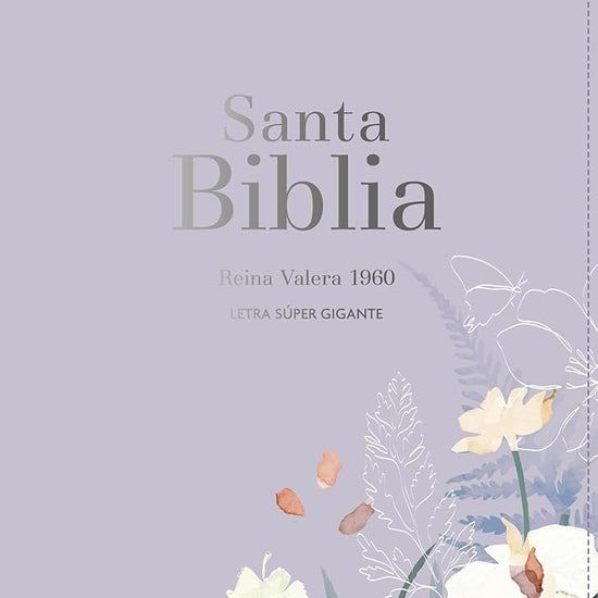 Biblia Rvr 1960 Letra Súper Gigante Símil Piel Lavanda (Bible Rvr 1960 Super Giant Print Leatherlike Lavendar (Spanish Edition) cover image