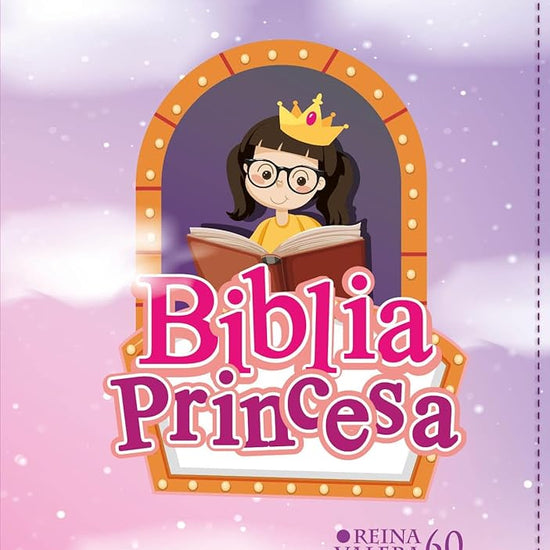 Biblia Rvr 1960 Bolsillo Para Niñas Princesa Vinilo Con Cierre (Bible Rvr 1960 Pocket Size Princess Vinyl with Zipper (Spanish Edition) cover image