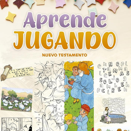 Aprende jugando: Nuevo Testamento (Spanish Edition) cover image