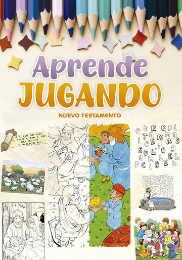 Aprende jugando: Nuevo Testamento (Spanish Edition) cover image