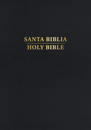 RVR 1960/KJV Biblia bilingüe tamaño personal, negro tapa dura (2024 ed.) / RVR 1960/KJV Bilingual Personal Size Bible, Black Hardcover (2024 ed.) (Spanish and English Edition) cover image