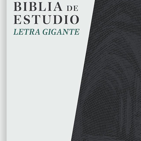 RVR 1960 Biblia de estudio letra gigante, tapa dura (RVR 1960 Giant print study bible, hardcover) (Spanish Edition) cover image