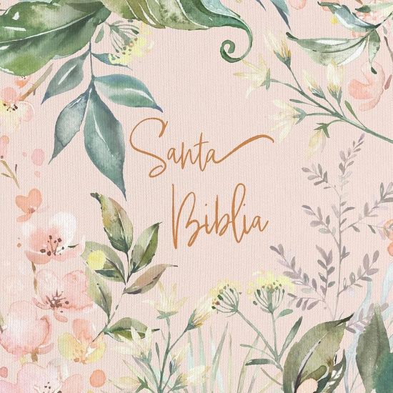 Reina Valera 1960, Biblia de apuntes Aviva Nuestros Corazones, floral, tela sobre tapa dura (RVR Revive our Hearts notetaking bible, floral, cloth over board) (Spanish Edition) cover image