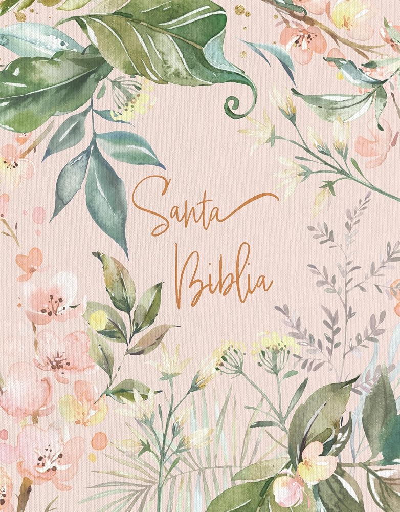 Reina Valera 1960, Biblia de apuntes Aviva Nuestros Corazones, floral, tela sobre tapa dura (RVR Revive our Hearts notetaking bible, floral, cloth over board) (Spanish Edition) cover image