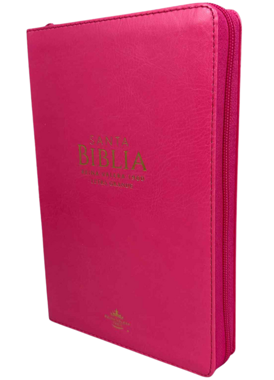 Biblia RVR 1960 Fucsia con Cierre