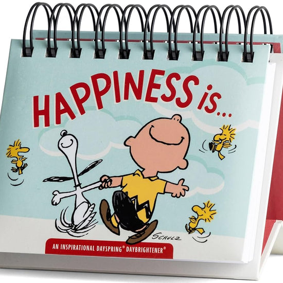 Peanuts Happiness Is: A DaySpring Inspirational DayBrightener - Perpetual Calendar cover image