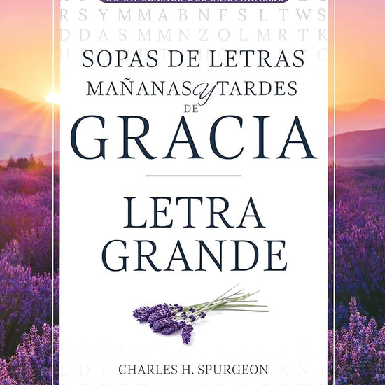 Mañanas y tardes de gracia: Letra grande (Buscadores de la Palabra) (Spanish Edition) cover image