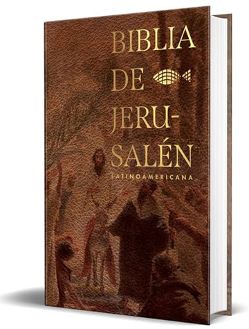 Biblia Católica Biblia de Jerusalén Latinoamericana, tapa dura marrón / Spanish Jerusalem Bible, Latin American Edition Hardcover Sand Color cover image