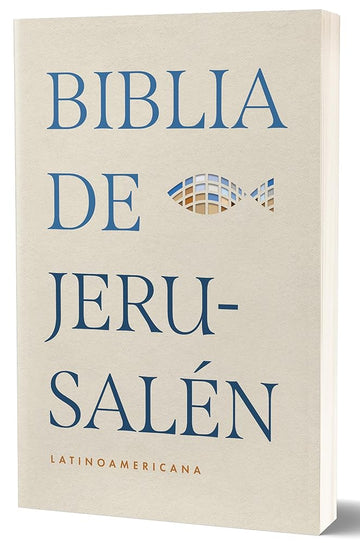 Biblia Católica Biblia de Jerusalén Latinoamericana edición económica rústica marrón arena / Spanish Jerusalem Bible, Latin American Edition, Economy (Spanish Edition) cover image