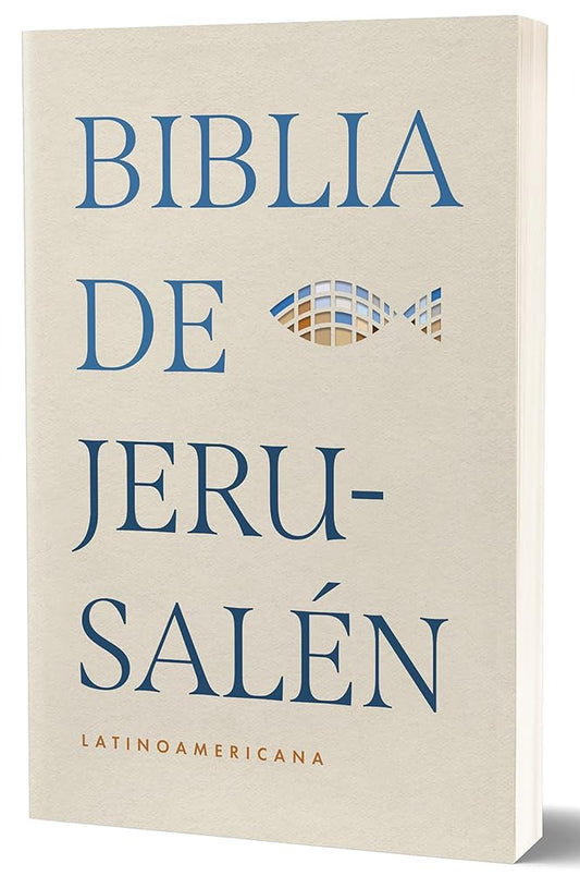 Biblia Católica Biblia de Jerusalén Latinoamericana edición económica rústica marrón arena / Spanish Jerusalem Bible, Latin American Edition, Economy (Spanish Edition) cover image