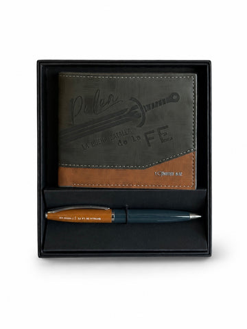 Set de Regalo para Hombre | Billetera y Bolígrafo