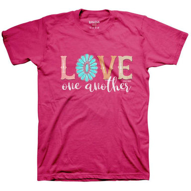 Womens T-Shirt Love One Another - Pura Vida Books