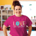 Womens T-Shirt Love One Another - Pura Vida Books
