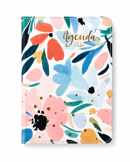 Agenda 2027 | Floral Pastel Piel
