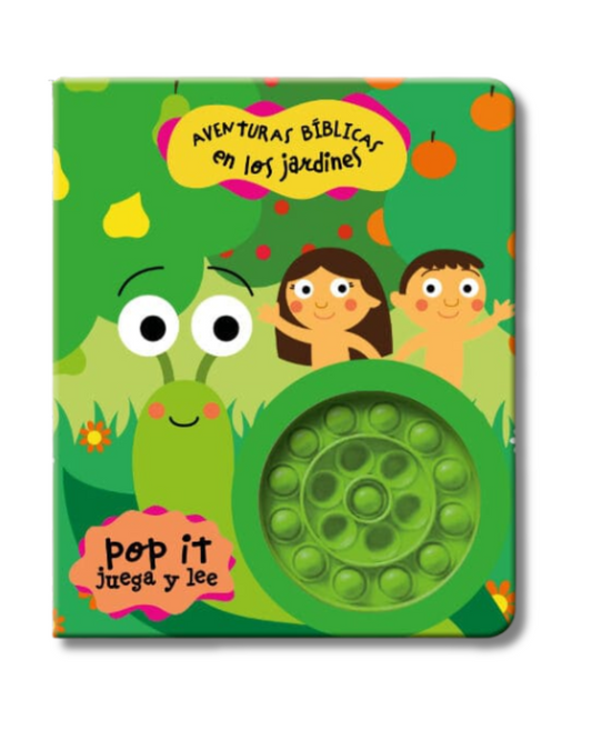 Aventuras Bíblicas en los Jardines | Libro POP IT: Colección Lee y Juega