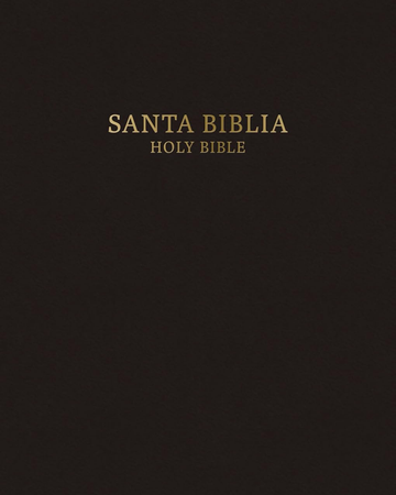Biblia Bilingüe Tamaño Personal (RVR1960/KJV) | Color negro, tapa dura