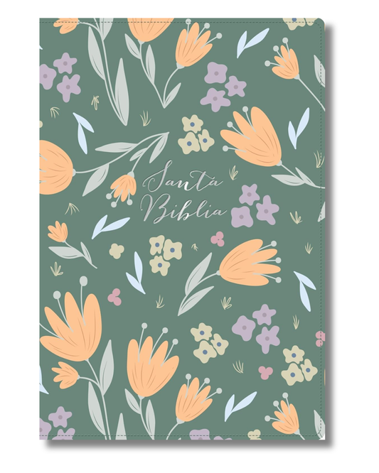 Biblia RVR1960 | Letra Grande Tapa Símil Piel Verde