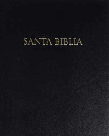 Biblia RVR1960 | Tapa dura, color negro, edición económica