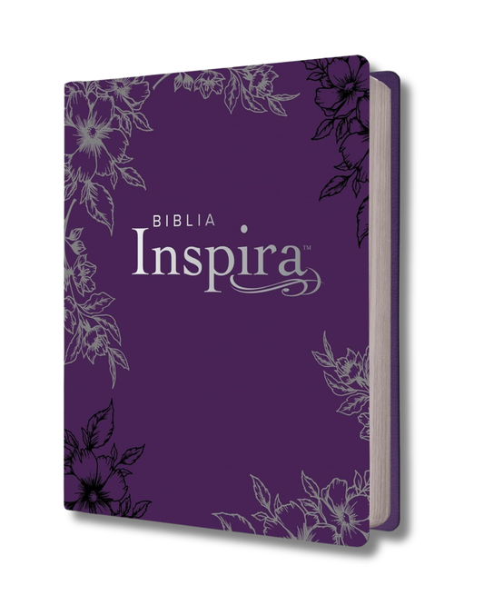 Biblia Inspira | Ilustrada NTV, Tapa Dura - Lavanda + Filament