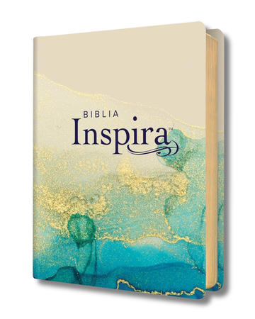 Biblia Inspira | Ilustrada NTV, SentiPiel - Oro + Filament