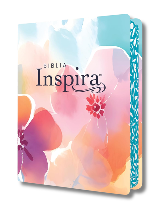 Biblia Inspira | Ilustrada NTV, SentiPiel - Paraíso Floral + Filament