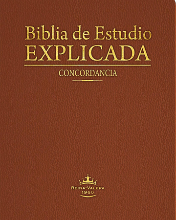 Biblia de Estudio Explicada (RVR1960) | Piel, color marrón claro